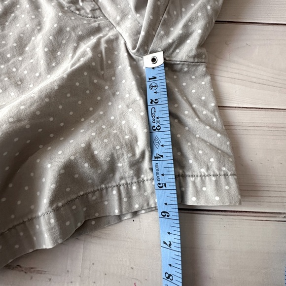 Ann Taylor Gray Polka Dot Women's Shorts - Picture 7 of 8